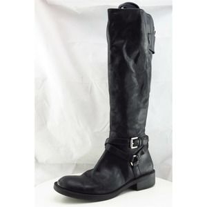 Enzo Angiolini Boot Sz 6 M Campus Black Leather‎ Women